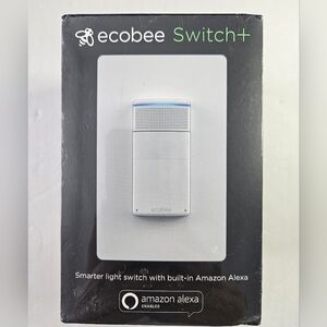 NEW Ecobee Smart Light Switch + EB-SMSWV-01 with Built-In Alexa